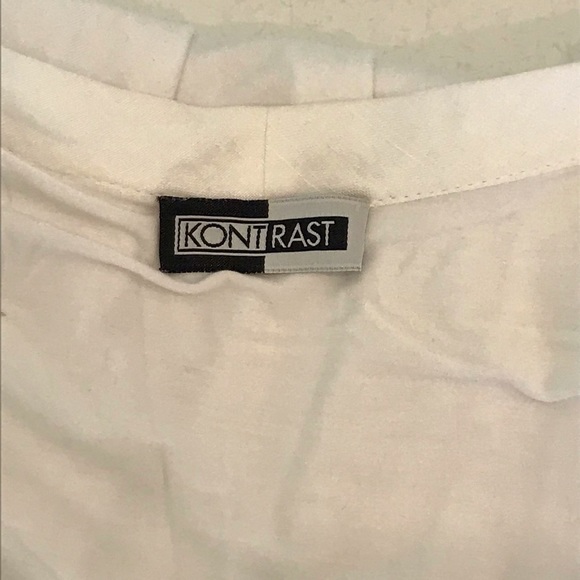 Kontrast white zippered long top. - Picture 5 of 7